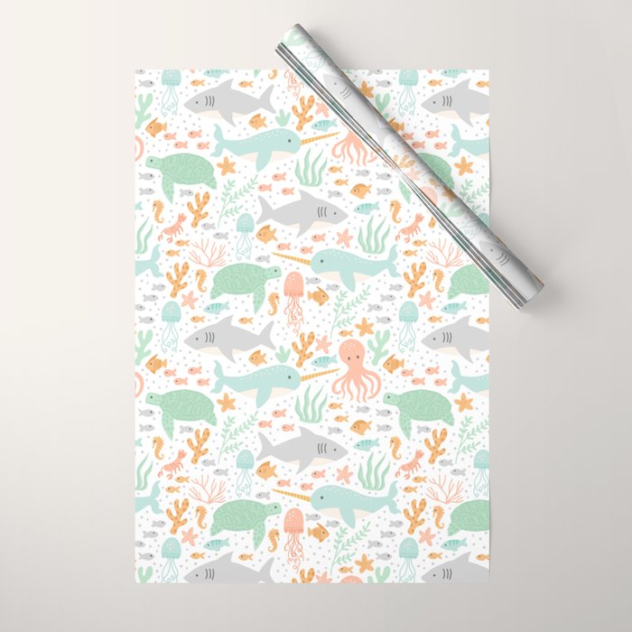 Under the Sea Wrapping Paper Gallery Image 1