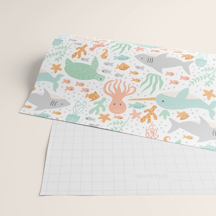 Under the Sea Wrapping Paper Gallery Image 2
