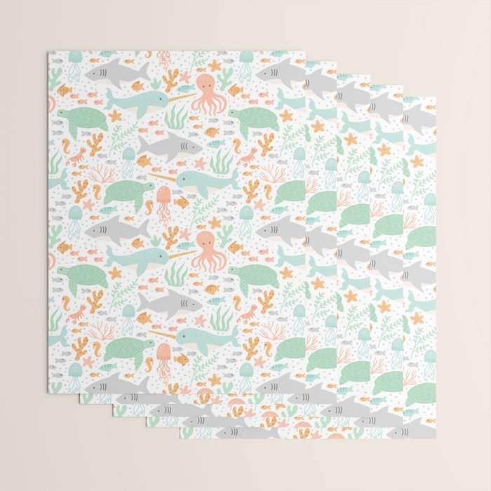 Under the Sea Wrapping Paper Gallery Image 3