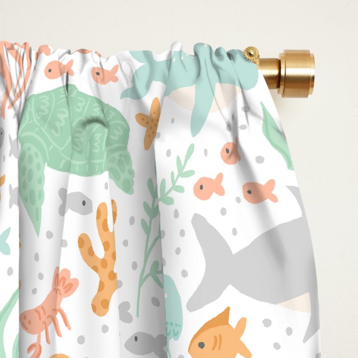 Under the Sea Window Curtain Gallery Image 2