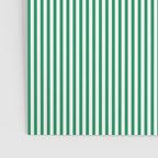 Narrow Vertical Stripes Kelly Green and White Pattern Poster Gallery Image 3