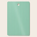 Narrow Vertical Stripes Kelly Green and White Pattern Cutting Board Gallery Image 1
