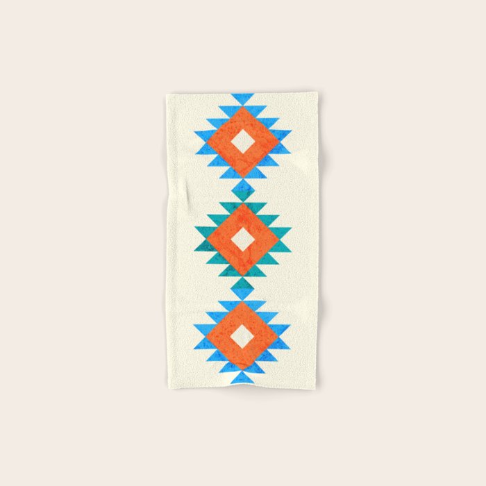 geometry navajo pattern no3 Towels Gallery Image 1