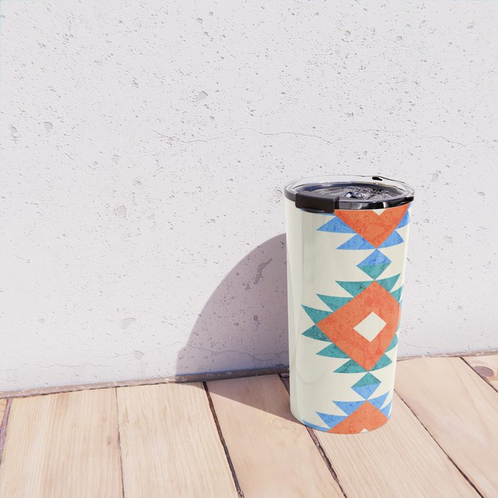 geometry navajo pattern no3 Travel Mug Gallery Image 4