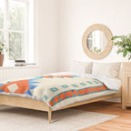 geometry navajo pattern no3 Duvet Cover Gallery Image 2