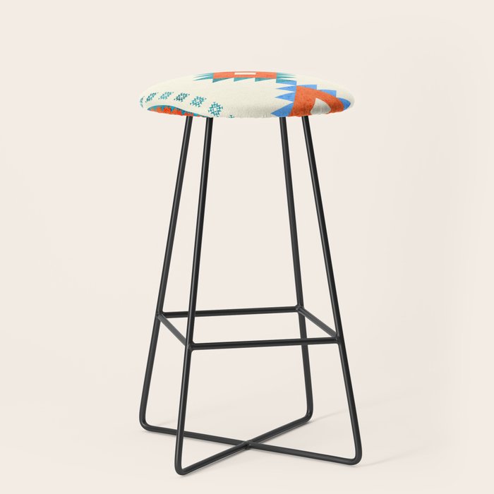 geometry navajo pattern no3 Stool Gallery Image 1
