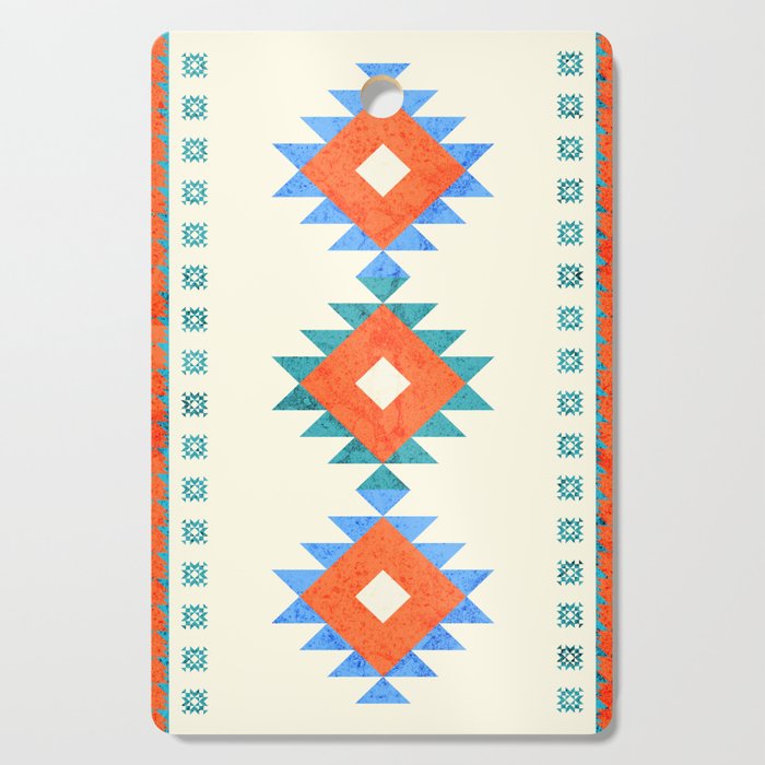 geometry navajo pattern no3 Cutting Board Gallery Image 1