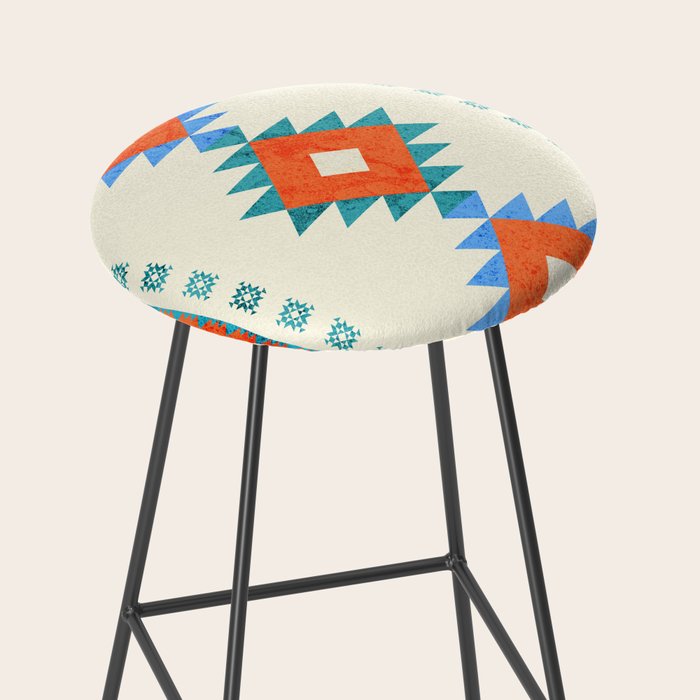 geometry navajo pattern no3 Stool Gallery Image 2