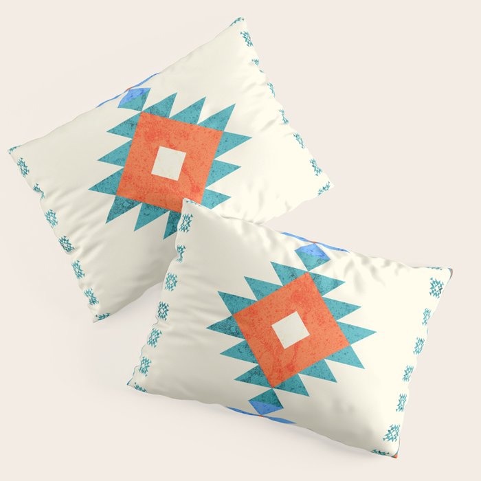 geometry navajo pattern no3 Pillow Sham Gallery Image 3