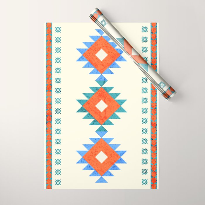 geometry navajo pattern no3 Wrapping Paper Gallery Image 1