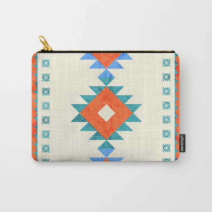 geometry navajo pattern no3 Carry All Pouch Gallery Image 1
