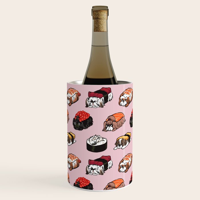 Sushi Shih Tzu Wine Chiller Gallery Image 1