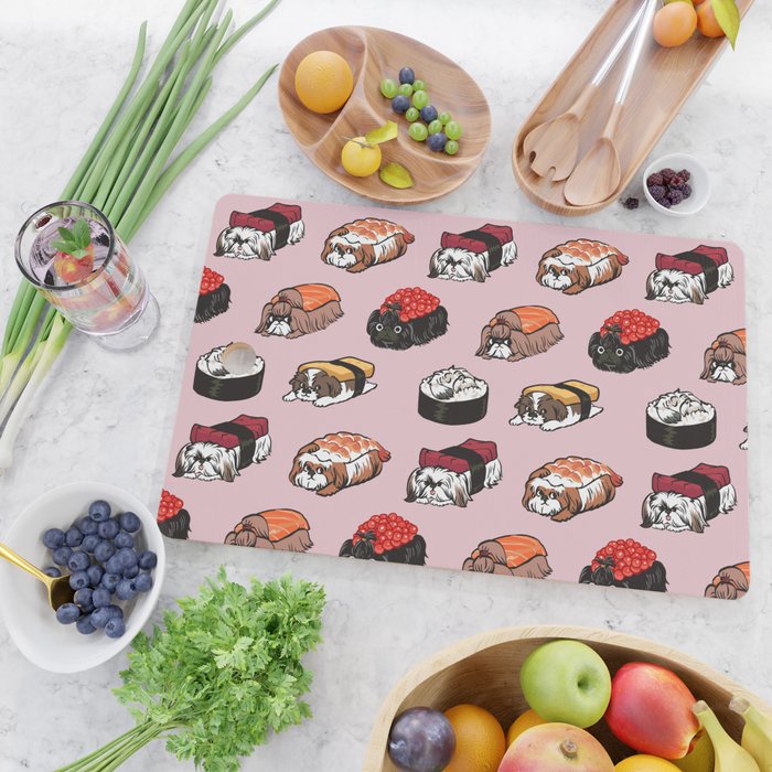 Sushi Shih Tzu Cutting Board Gallery Image 2
