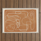 Lines in Space 8 Outdoor Rug Gallery Image 1