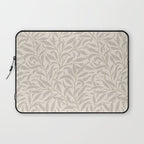 William Morris Willow Bough Ecru Silver Laptop Sleeve Gallery Image 1