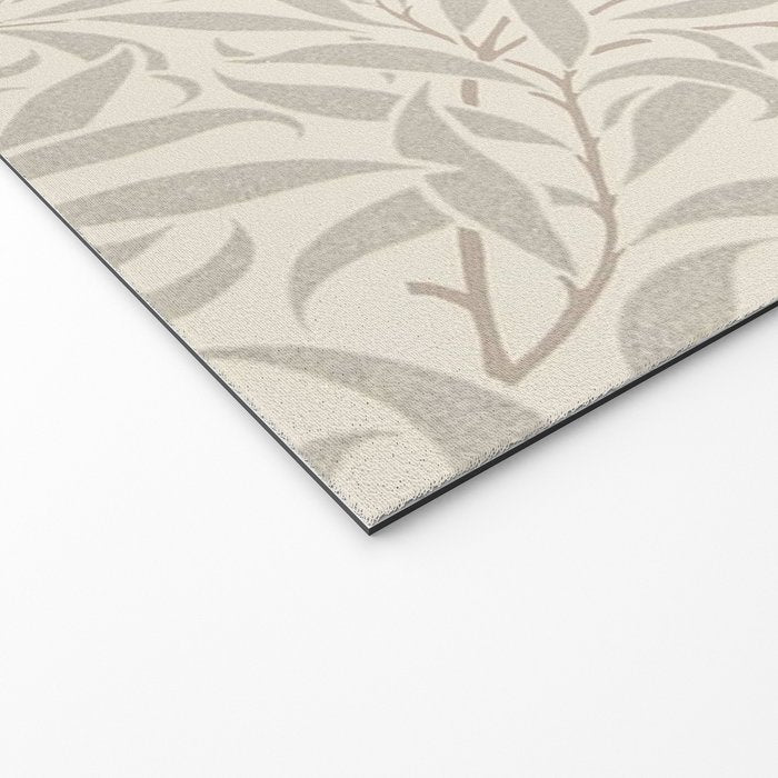 William Morris Willow Bough Ecru Silver Welcome Mat Gallery Image 2