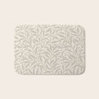 William Morris Willow Bough Ecru Silver Bath Mat Gallery Image 1