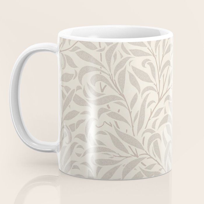 William Morris Willow Bough Ecru Silver Coffee Mug Gallery Image 3