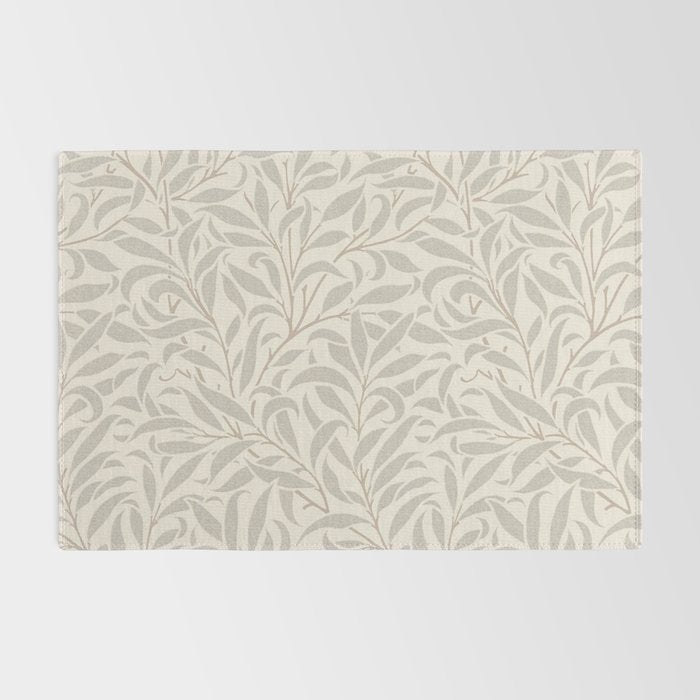 William Morris Willow Bough Ecru Silver Rug Gallery Image 2