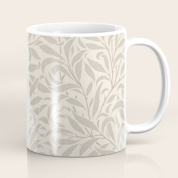 William Morris Willow Bough Ecru Silver Coffee Mug Gallery Image 1
