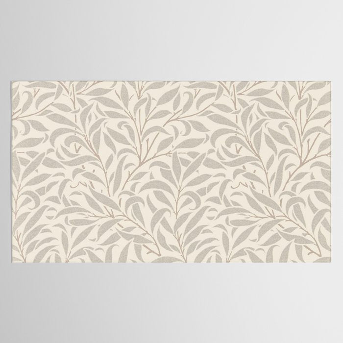 William Morris Willow Bough Ecru Silver Tablecloth Gallery Image 2