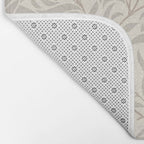 William Morris Willow Bough Ecru Silver Bath Mat Gallery Image 2