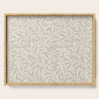 William Morris Willow Bough Ecru Silver Serving Tray Gallery Image 1