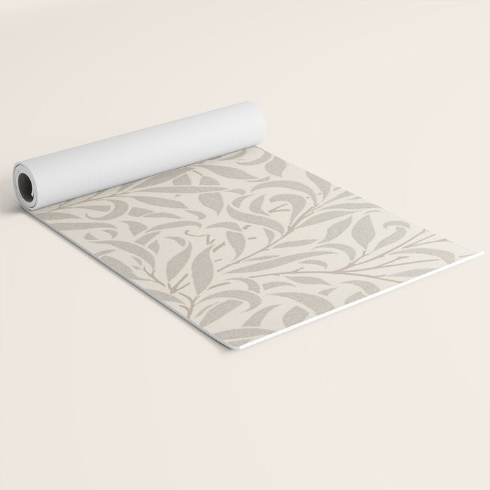 William Morris Willow Bough Ecru Silver Yoga Mat Gallery Image 2