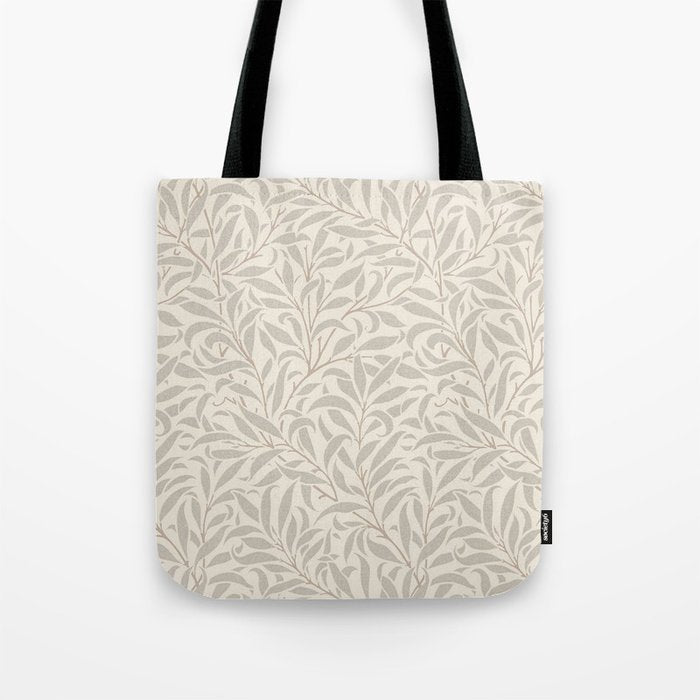 William Morris Willow Bough Ecru Silver Tote Bag Gallery Image 1
