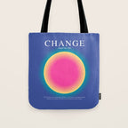 Gradient Angel Numbers: Angel Number 555 - Change Tote Bag Gallery Image 1