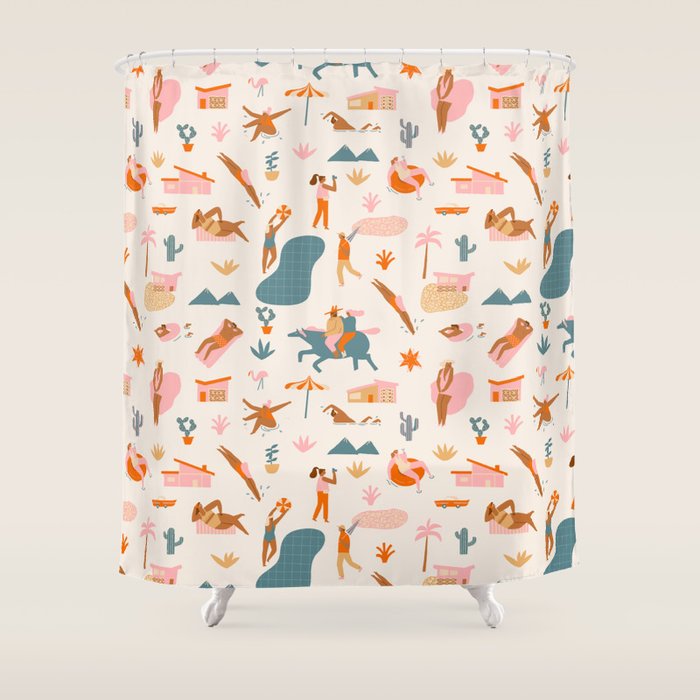 Palm Springs Shower Curtain