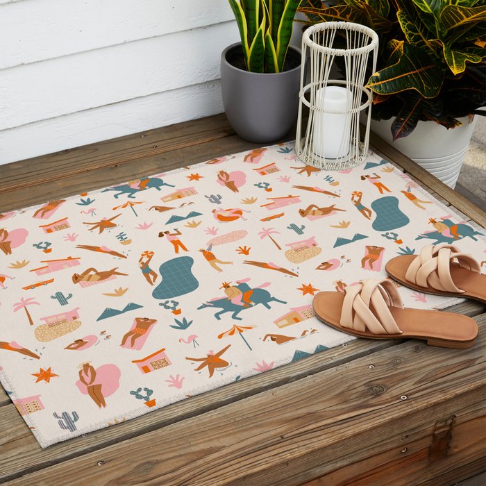 Palm Springs Outdoor Rug Gallery Image 2