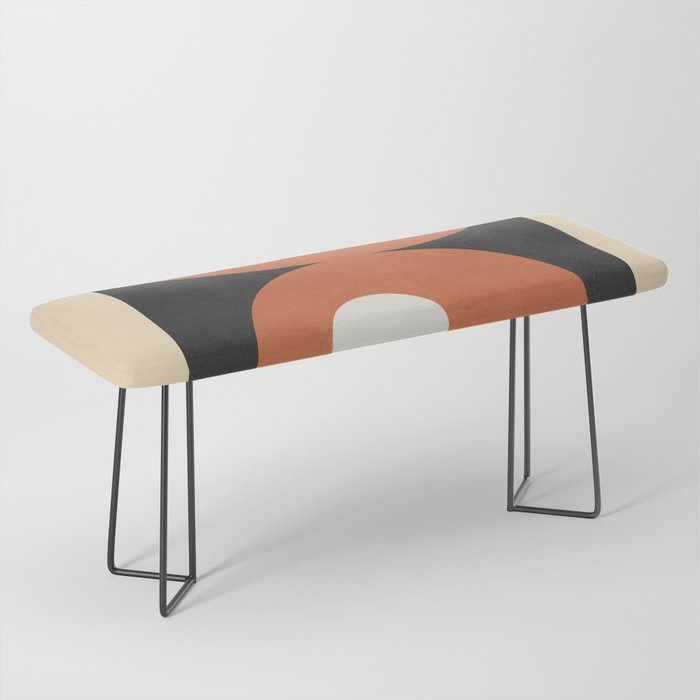 Mid-Century Abstract Balance 09 Bench Gallery Image 1