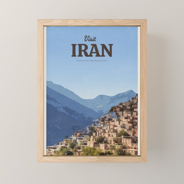 Visit Iran Mini Art Print Gallery Image 1
