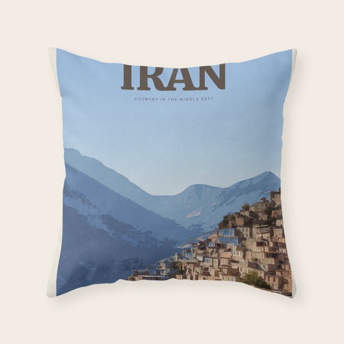 Visit Iran Throw Pillow Gallery Image 6