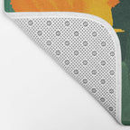 Abstract Floral Evening Bath Mat Gallery Image 2