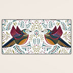 Peace Bird | White Desk Mat Gallery Image 3