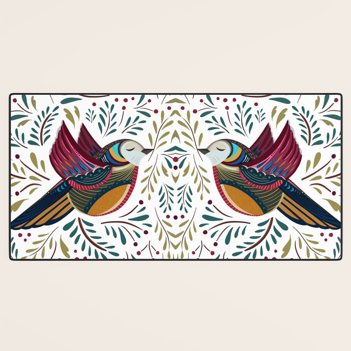 Peace Bird | White Desk Mat Gallery Image 3