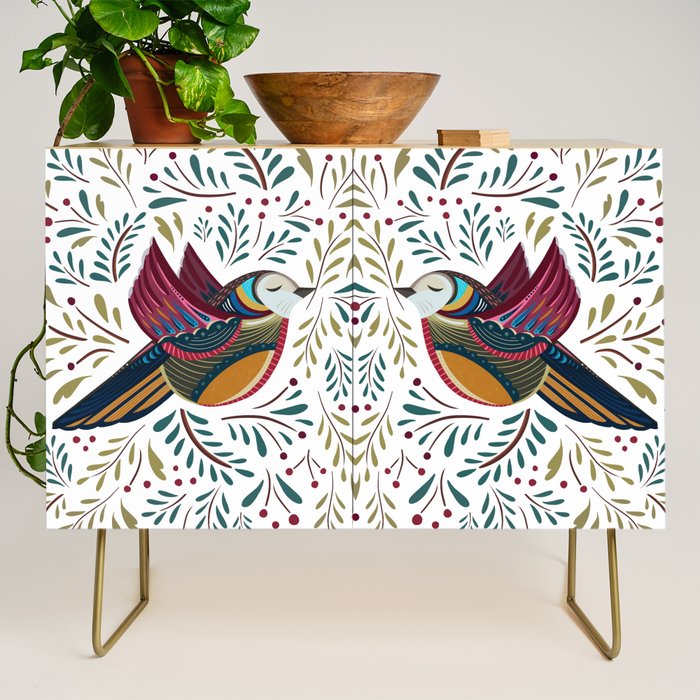 Peace Bird | White Credenza Gallery Image 1