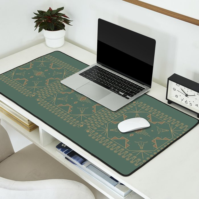 Lost Desert - Green Desk Mat Gallery Image 2