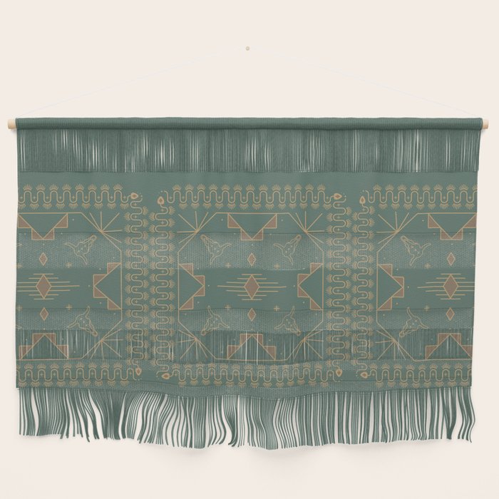 Lost Desert - Green Wall Hanging Gallery Image 1
