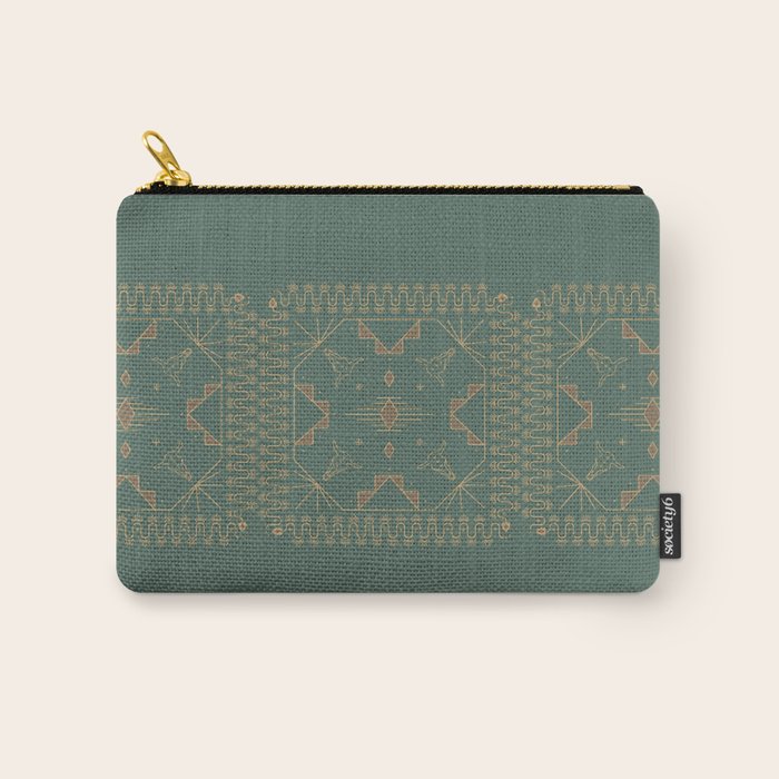Lost Desert - Green Carry All Pouch Gallery Image 1