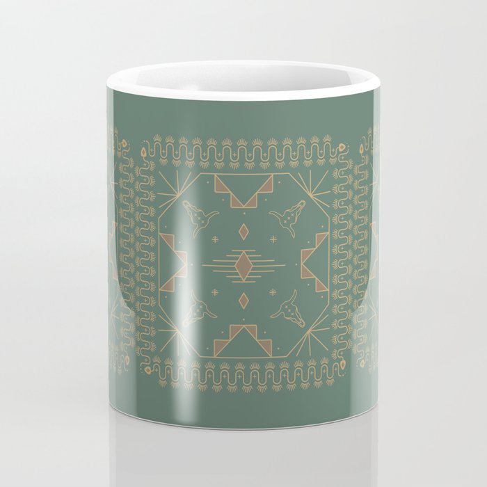 Lost Desert - Green Coffee Mug Gallery Image 4