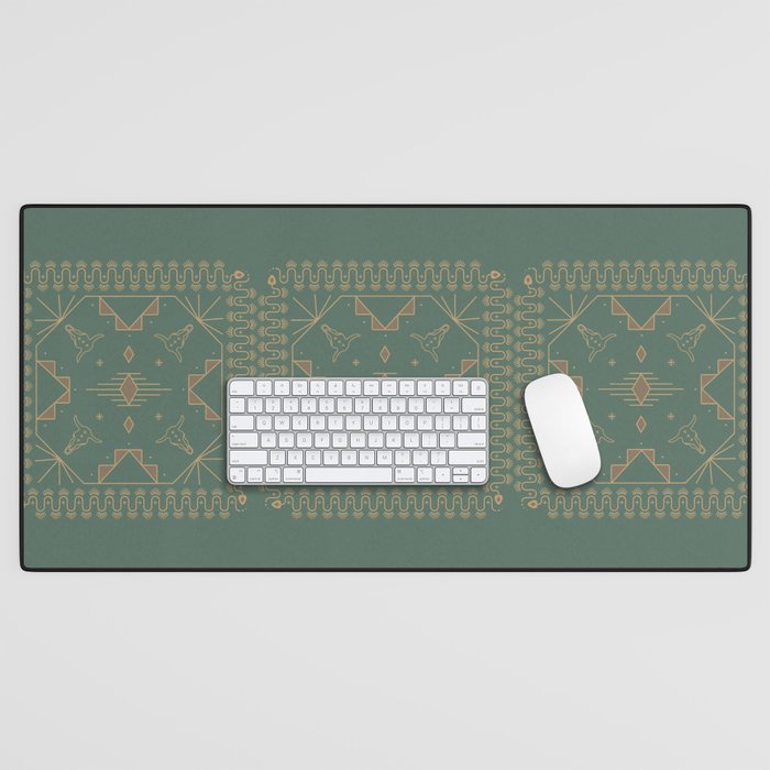 Lost Desert - Green Desk Mat Gallery Image 1