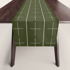 | + | + | Olive Green Table Runner Gallery Image 1