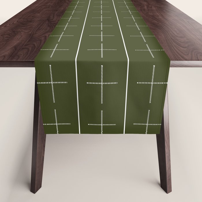 | + | + | Olive Green Table Runner Gallery Image 1