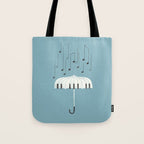 Singing in the rain Tote Bag Gallery Image 1