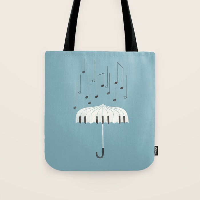 Singing in the rain Tote Bag Gallery Image 1