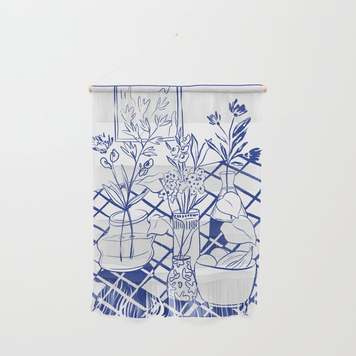 Blue line vases Wall Hanging Gallery Image 1