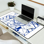 Blue line vases Desk Mat Gallery Image 2
